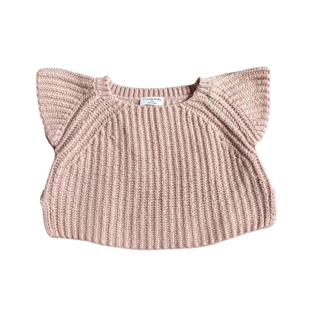 1 + In The Family Girls Dusky Ribbed Knit Sweater Girls Toddler